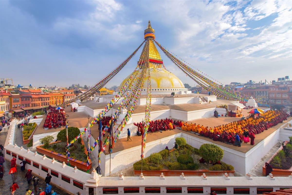 Boudhanath Stupa in Kathmandu